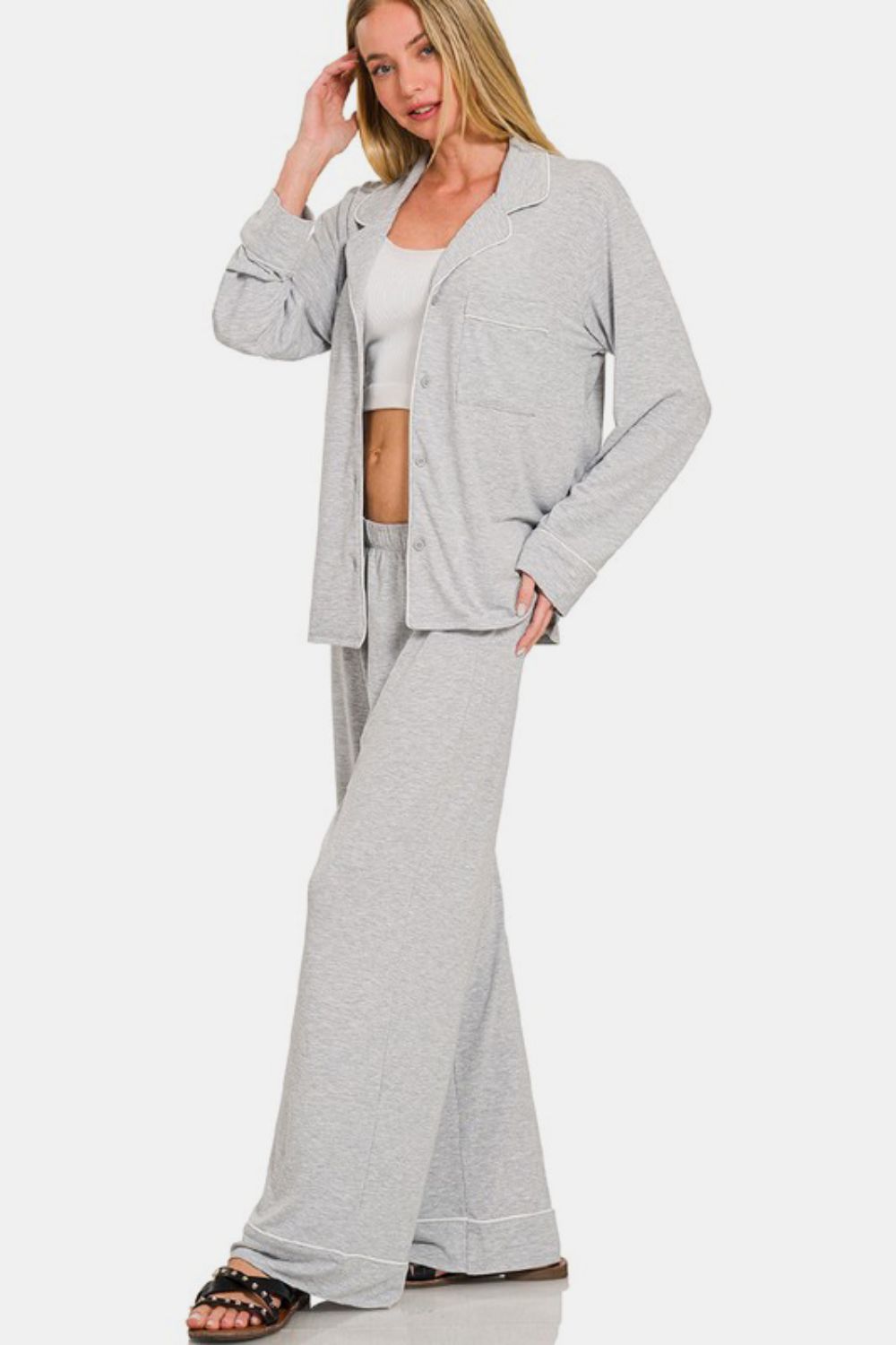 Poly Rayon Span Pajama Set