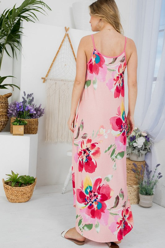 Plus Floral Cami Maxi Dress