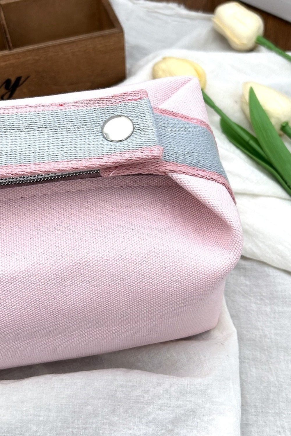 Bride a Brac Canvas Travel Cosmetic Pouch Bag