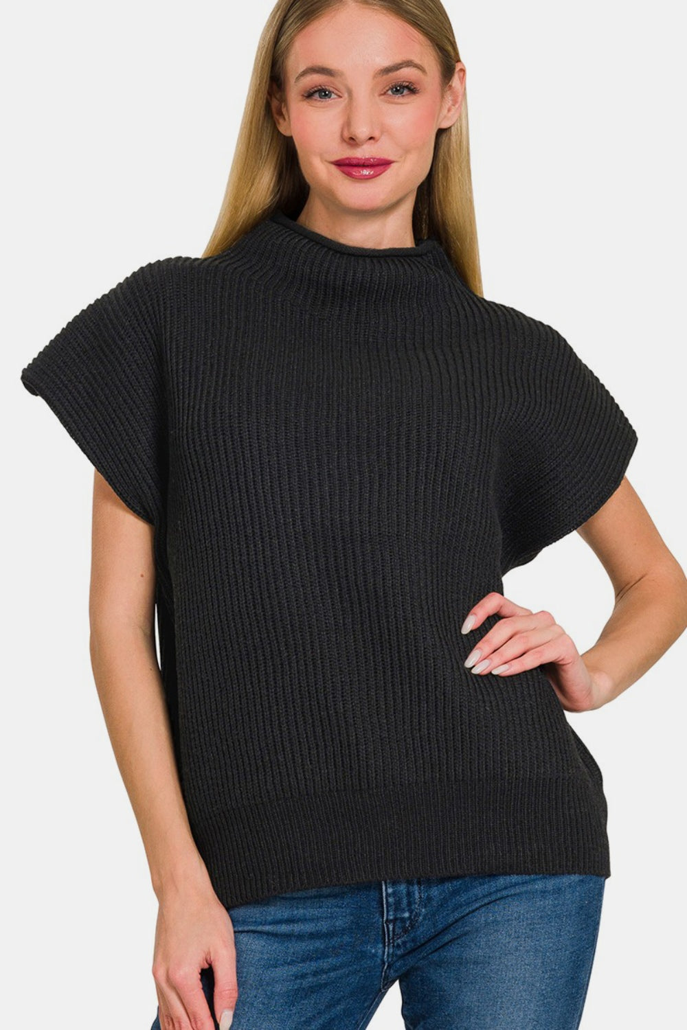 Mock Neck Sweater