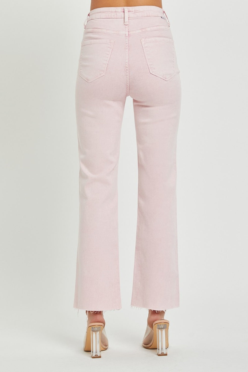 High Rise Tummy Control Straight Jeans