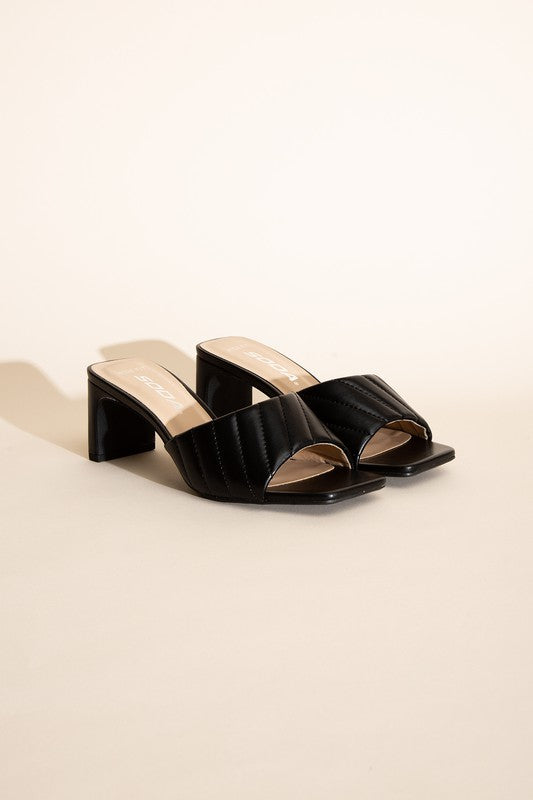 NINA Slide Mule Heels