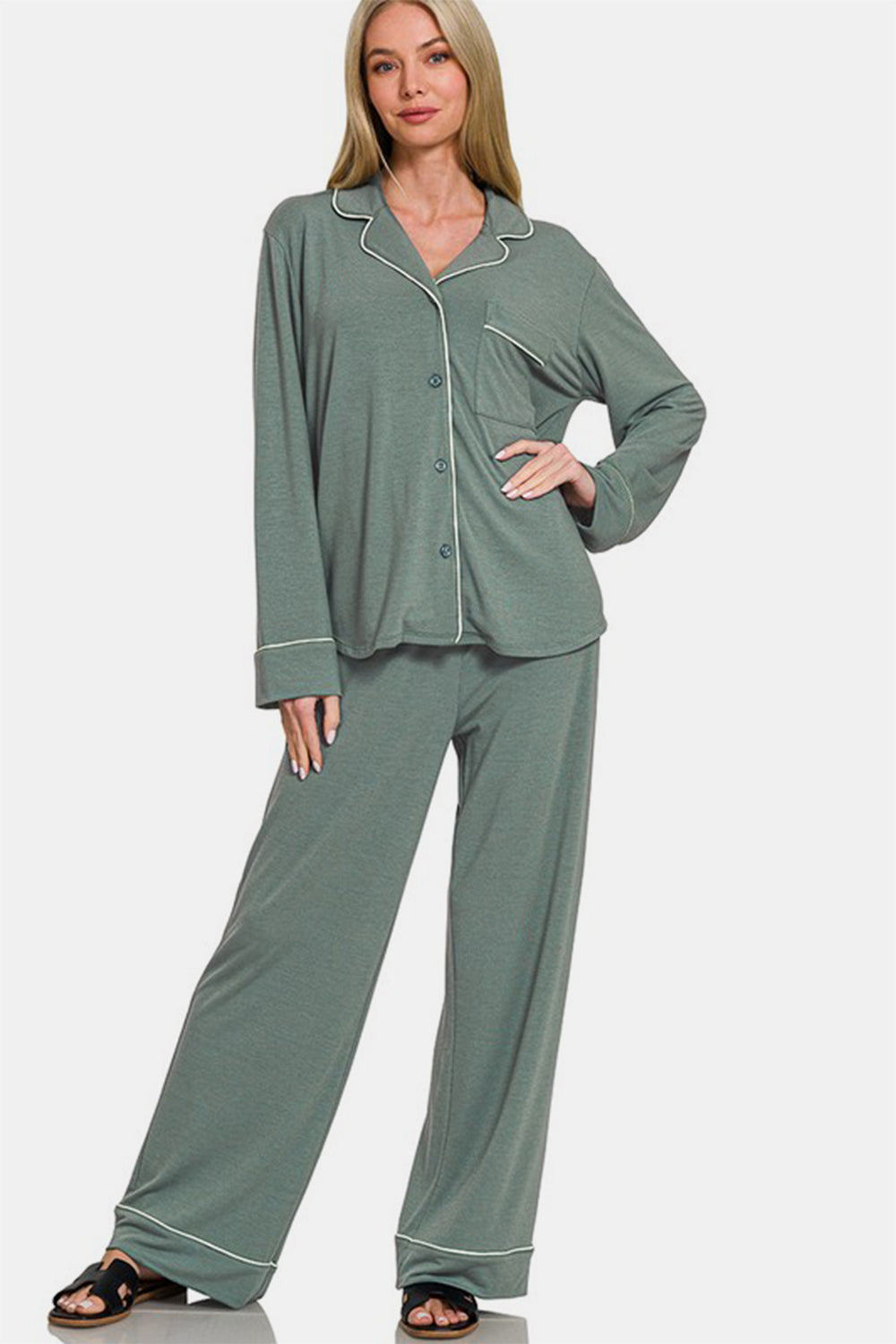 Poly Rayon Span Pajama Set