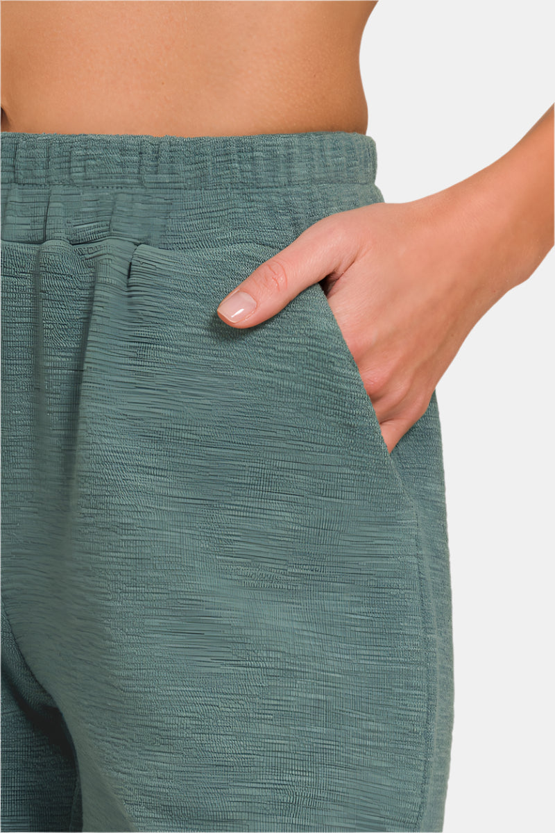 Ash Mocha Cotton Slub Shorts