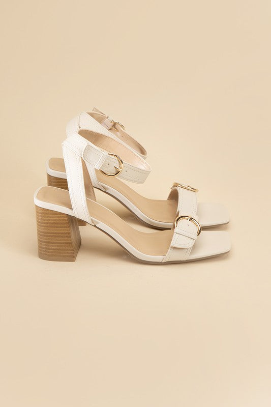 TREATY Buckle Sandal Heel