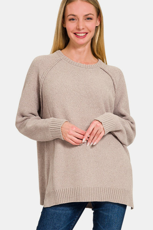 Chenille Raglan Sweater