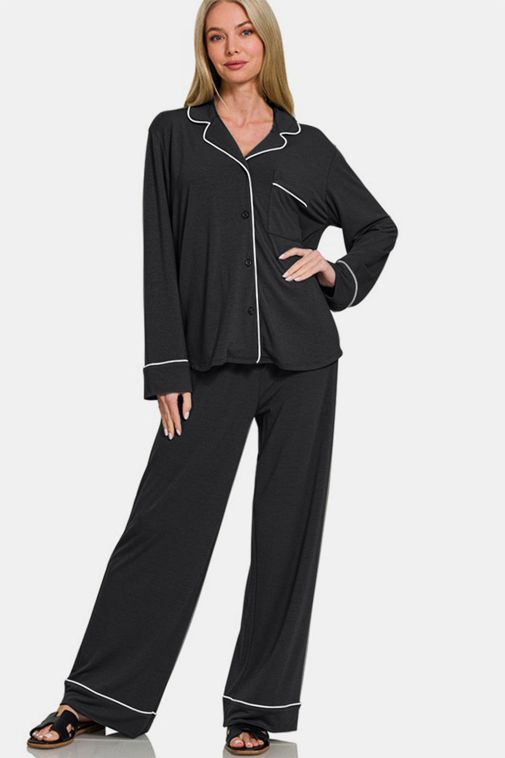 Poly Rayon Span Pajama Set