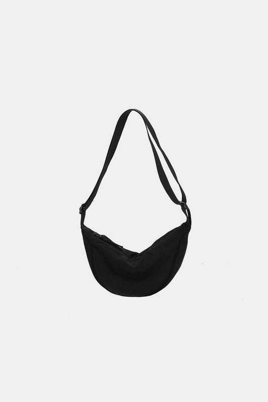 Round Mini Crescent Crossbody Shoulder Bag