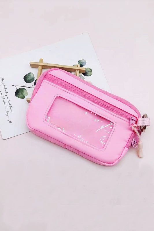 On the Go Keychain Pouch ID Card Wallet