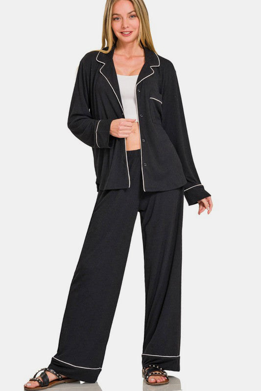 Poly Rayon Span Pajama Set