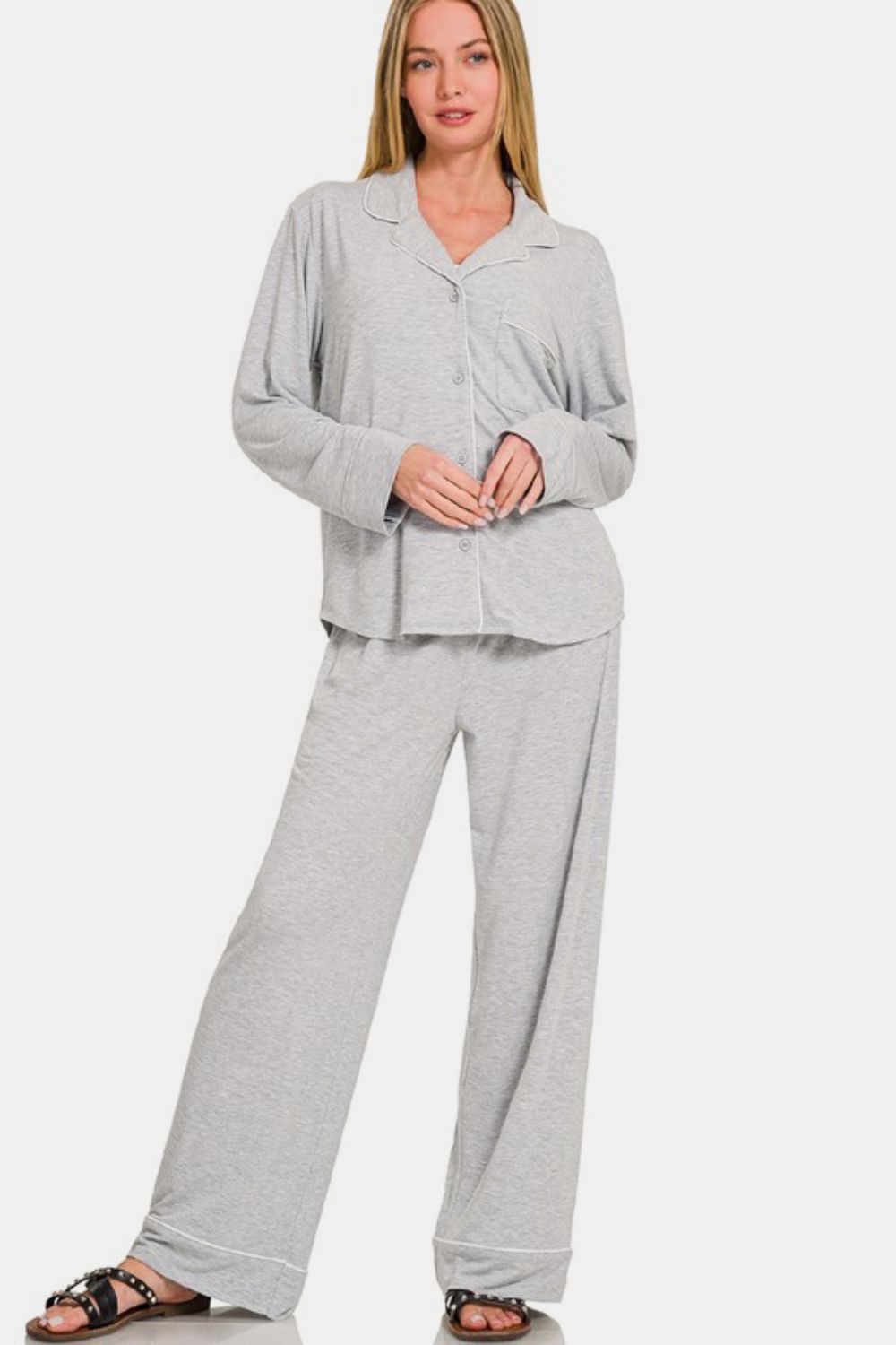 Poly Rayon Span Pajama Set