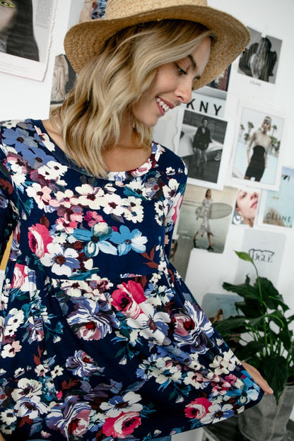 Floral Babydoll Top