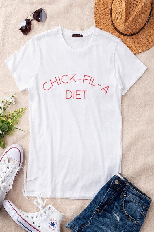 Chick-Fil-A Diet Graphic Tee - Lavender Latte Boutique