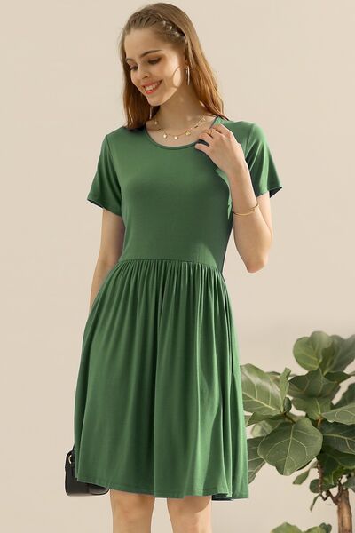 Fit & Flare Dress with Pockets