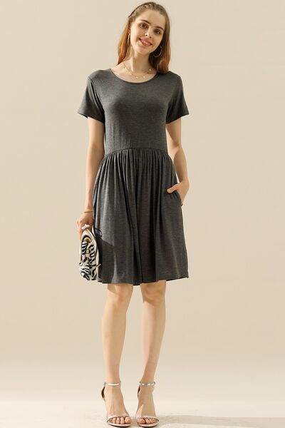 Fit & Flare Dress with Pockets