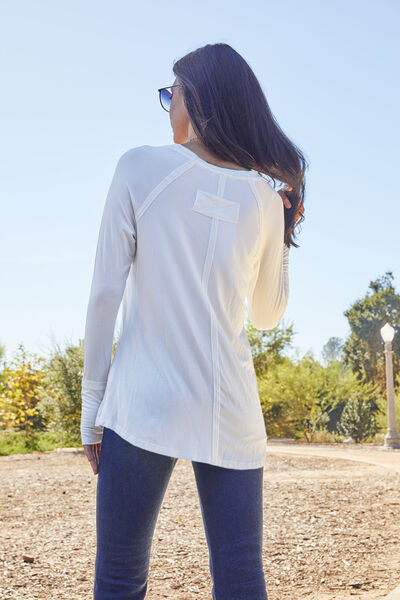 Round Neck Long Sleeve T-Shirt