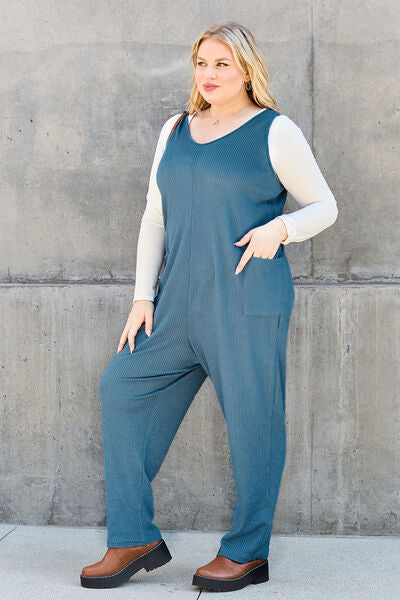 Sleeveless Straight Jumpsuit