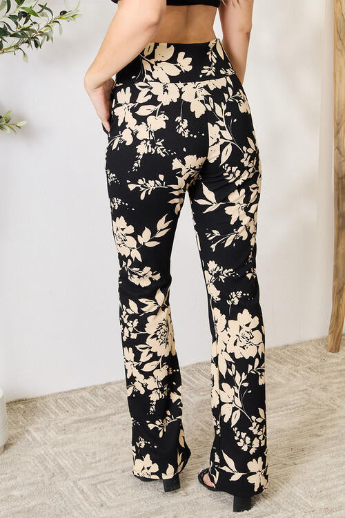 Etro Floral Print High Waist Crop Wide Leg Trousers | Nordstrom